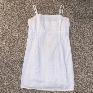 white mini summery dress!!